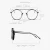 Import 2020 Round Glasses Men Women Thick Eyeglasses Frame Man Gold Silver Eyeglass for Optical Transparent Lenses Nerd Spectacles from China