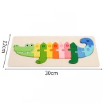 2021 3d jigsaw wooden puzzle game educational kid toys
