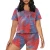 Import 2021 Summer Clothes Womens 2 Piece Short Set Tie Dye T Shirt and Shorts Caual Workout Sets Casual Athletic Clothing Sets from China