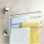 Import 2~4 bars chrome Towel Bar Pure Copper Bathroom Towel Racks Rotating 180 degrees A-MY93005 from China