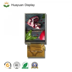 2.8 Inch TFT LCD Panel with 250CD/M2 Brightness for Mobile Phone