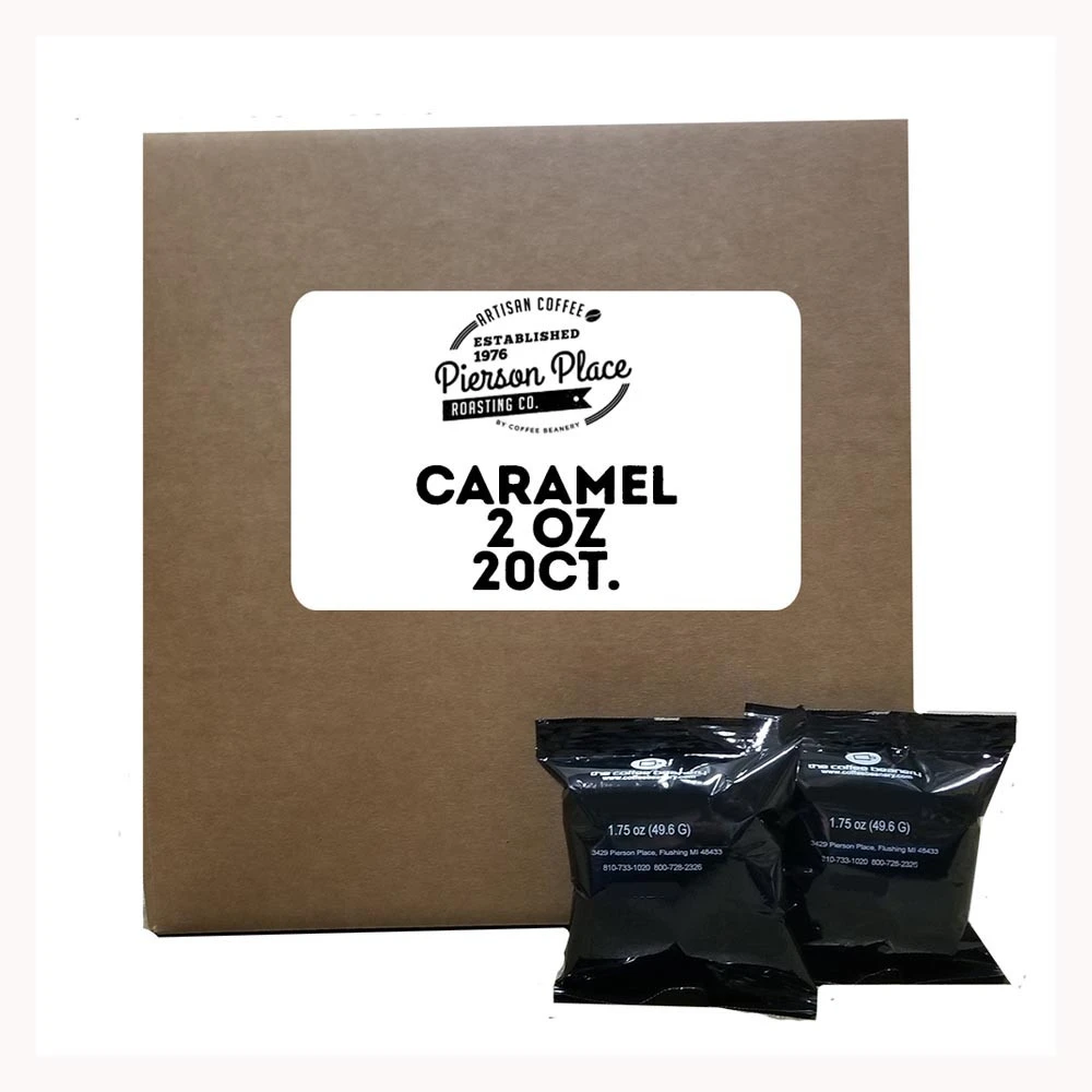 2oz - 20ct |Caramel Flavored Gourmet Coffee | Ground Coffee