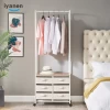 3 Tiers Multi Function Multi Color Hat Clothes Coat Shoes Bag and Towel Organizer Storage Hanger Shoe Rack Stand Bench