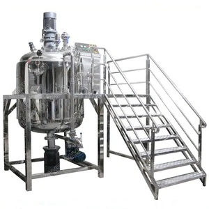 304 or 316 material vacuum emulsifying mixer,ultrasonic emulsifier,vacuum mixing tank