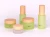 Import 30ml 50ml 100ml Environmental empty bamboo lid glass cream jar / Cosmetic frosted glass container and wooden lids from China