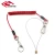 Import 3.0mm PU coated scaffolding retractable tool lanyards with zinc alloy swivel hooks from China