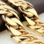 Import 32mm Stainless Steel Mens Chain Super Heavy Thick Gold Tone Flat Round Curb Chain Customized Heavy Chain Necklace from China