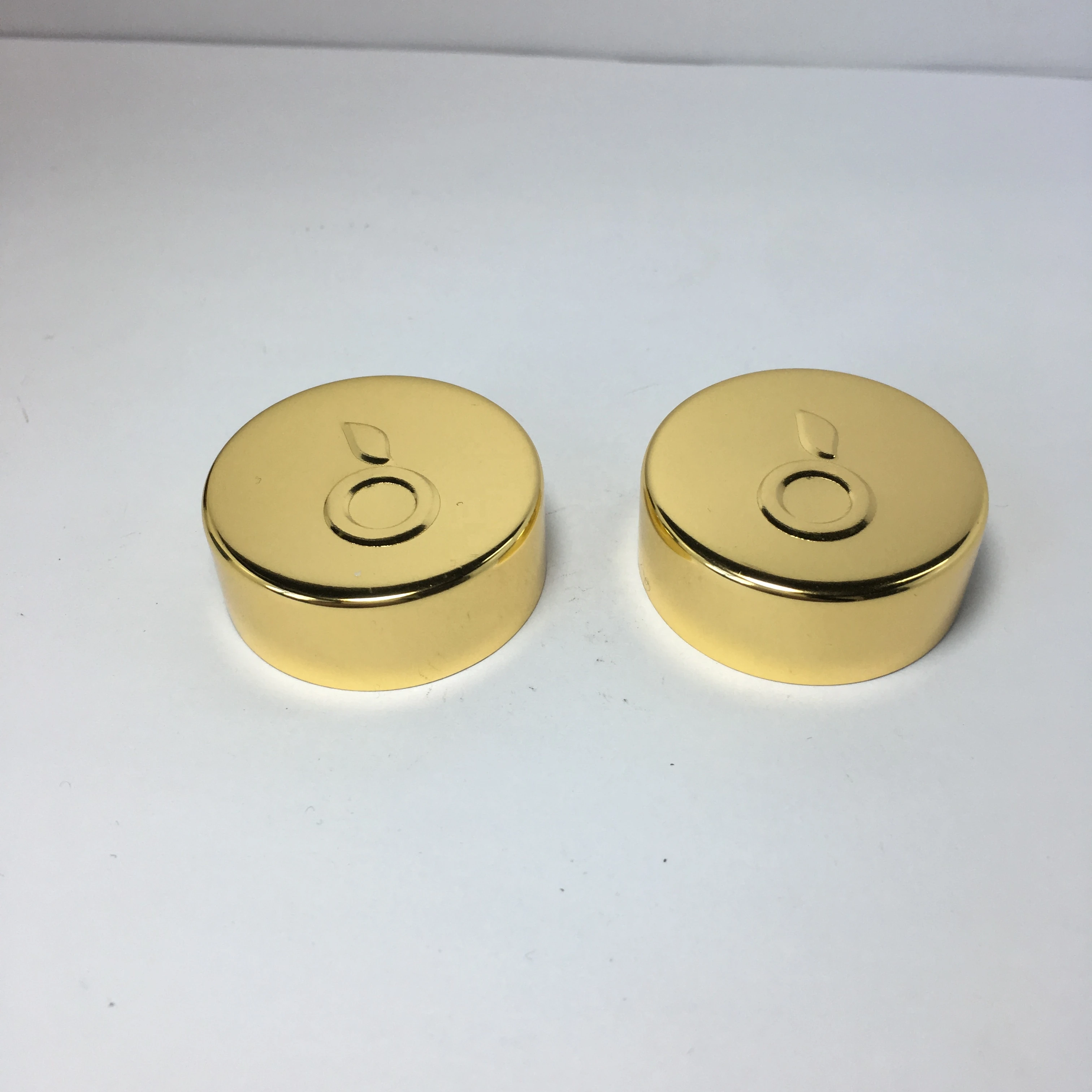 33-400 38-400 45-400 metal Customized gold Cap with logo For tablet/ vitamin/pharmaceutica Glass Jar