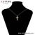Import 35467 xuping 24K color gold pendant, stainless steel cross pendant from China