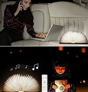 360 Degree Foldable LED Book Light-Up Hidden Book Speaker