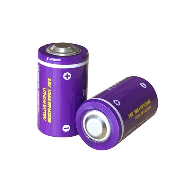 3.6V lisocl2 batteries 1/2 AA lithium er14250m battery for medical equipment