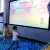 3D AR MR Interactive Floor Projector Machine Indoor Kid Playground Wall Puzzle Balloon Pop Baby Learning Game Happy Corquet