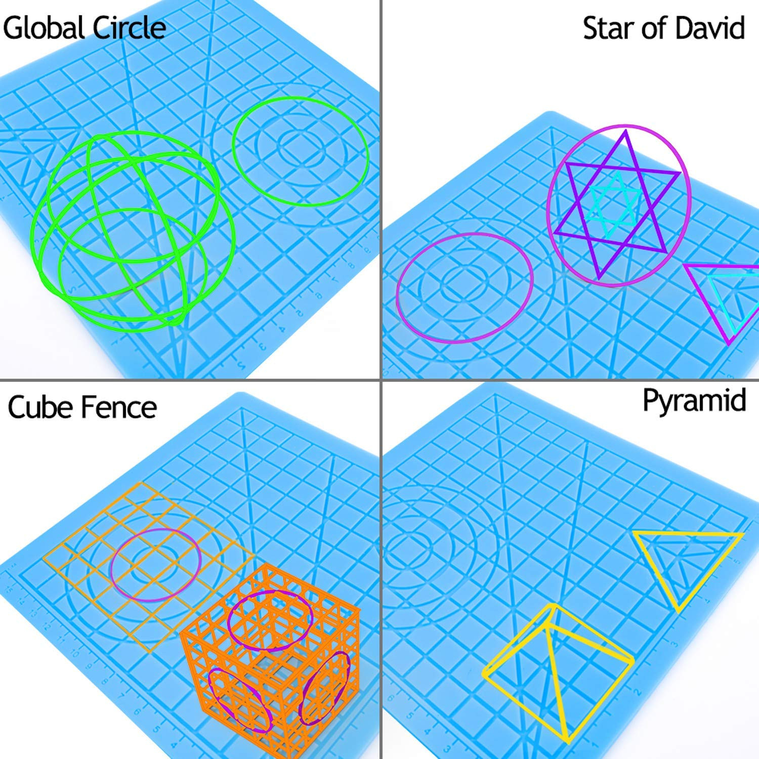 Buy 3d Printing Pen Design Mat Magic Drawing Pad Silicone Drawing Mat ...