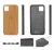 Import 3Dknight  private TPU mould natural wood grain cellphone case  honeycomb inside shock-poof TPU+wood case custom bulk order from China