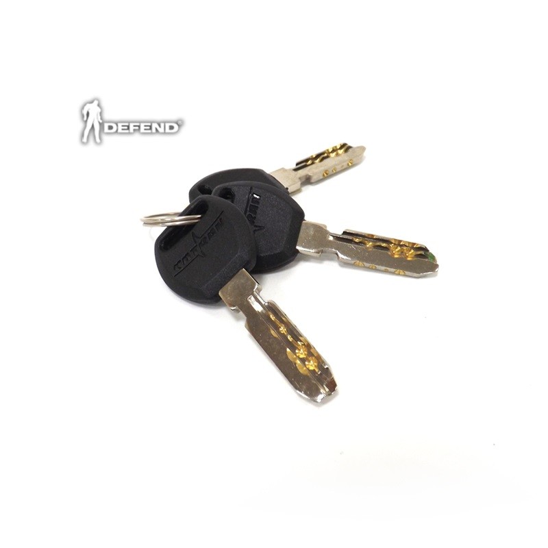 3pcs Dimple keys hood lock automobile engine lock system