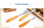 3Pcs Mixed Stainless Steel Palette Scraper Set Spatula Knives For Artist Oil Painting Tools DIY Paint Scraper Set
