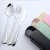 Import 3PCS PACK travel portable cutlery flatware set with black color box from China