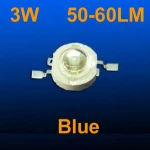 3W high power LED lamp beads blue LED lamp brightness 50-60LM