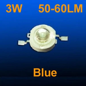 3W high power LED lamp beads blue LED lamp brightness 50-60LM