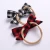 Import 4 Colors Baby Girl Bow Hair Clips Red Black Navy Grey Plaid Checkered Handmade Cotton Linen Plaid Hair Bow on Alligator Clip from China