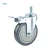 Import 4  inch pvc pu heavy duty small swivel double swivel industrial caster wheels with lock brake from China