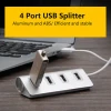 4 Port High Speed USB 2.0 Hub USB Port Portable OTG  Splitter for Apple Macbook Air Laptop PC Tablet