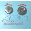 40 - 60 mm Bathtub drain plug rubber sink plug stainless ball chain rubber sink stopper