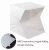 Import 40cm photo light box folding studio softbox with led light black white background light room accessories from China