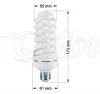 40W FULL SPIRAL COMPACT FLUORESCENT LIGHT ENERGY SAVING LAMP  ENERGY SAVER CFL LAMP