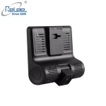 4inch Full HD 1080P Dual 3 Lens Dash Cam with Night Vision Vehicle Dashboard Camera Motion detection Video Recorder for car