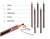 Import 5 Colors Eyebrow Pencil Tattoo Waterproof Long Lasting Permanent Eyebrow Pen eyebrow pencil microblading from China