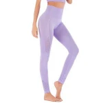 5 PCS MOQ Women Fitness Yoga Nylon Spandex High Waist Seamless Leggings