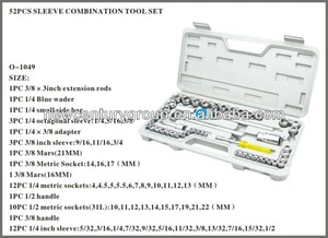 52PCS Sleeve Combination Tool Set