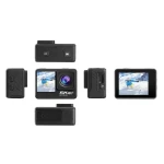 5K WiFi Anti-shake Action Camera 4K 60FPS Dual Screen 170 Degrees Wide Angle 30m Waterproof Sport Camera with Remote Control
