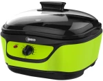 5L capacity 1500W Powerful 8-in-1 multi cooker/no-stick pot air fryer cooker AC801M