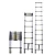 Import 5M Telescopic Retractable Loft Folding Step Ladder from China