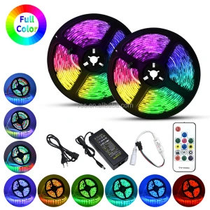 5Meter Magic 5050 RGB Digital LED Strip with Controller and Power Supply