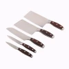 5Piece Stainless Steel knife set With wooden block