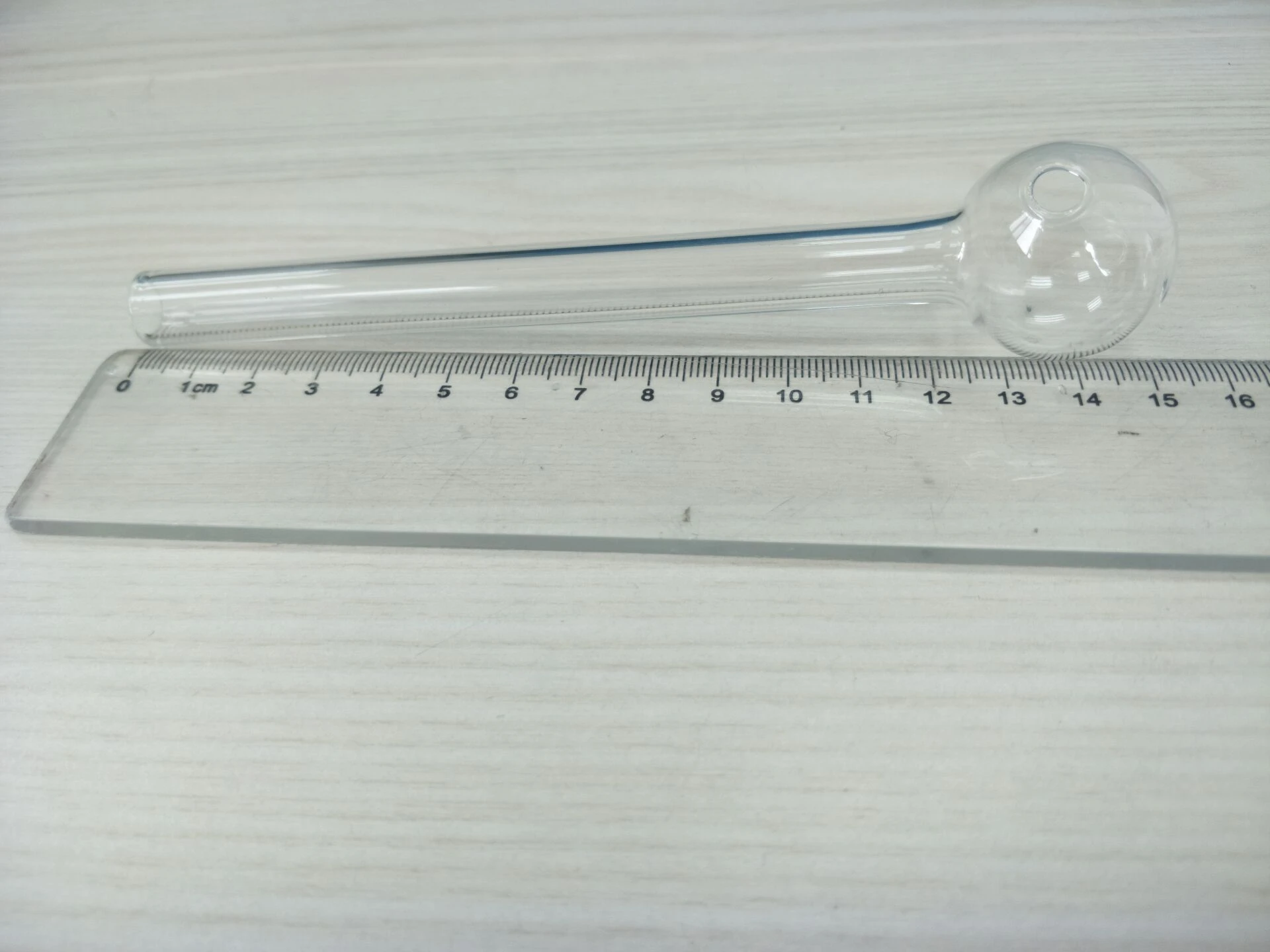 6-inch transparent round glass pipette round glass pipe glass tips tube pipe