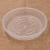 Import 6 Pack of 12 inch Clear Durable Plastic Plant Saucer  Plastic Flower Plant Pot Saucer from China