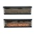 Import 60 Inch  3D Contemporary Electric Fireplace Heater Insert Decorative Double Sided Electric Fire Place from China