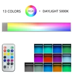 60 LED Closet Light USB Rechargeable Under Cabinet Lightening RGB Color Wardrobe Light with Magnetic Strip