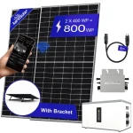 600w Black Module 800 W To 600 Adjustable On New Arrivals Watt Photovoltaic Portable Mini Garden Play And Plug On-Grid Low Price