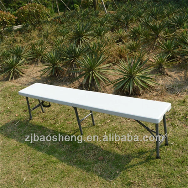 6FT Plastic Garden/Park Folding in Half Bench Camping/Picnic/Dining Foldable Bench