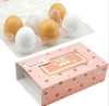 6pcs/set Wooden Easter Eggs Yolk for Children Pretend Play Kitchen Game Toy