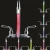Import 70pcs/lot Multicolor fast flashing Hydropower LED bathroom faucets with blister packing with adaptor from China