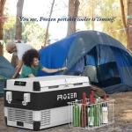 75L/95L big capacity car fridge dc 12/24v camping freezer 75w portable refrigerator for auto/hunting/camping/outing