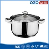 7PCS wholesale and easy to clean kitchen stainless steel cookware set