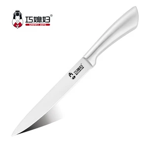 8 Inch Professional Kitchen Knife 3Cr13 Stainless Steel Carving Knife For Cutting Meat Slicing Knives Hollow Handle Hot Sale