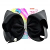 8 inches Candy Color Kids Cute Ribbon Bow Hair Clip Hair Spin